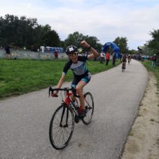 Spitzenleistung beim 1. Triathlon für Kerstin